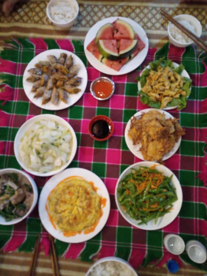 Van Chung Homestay Lang Cac Bagian luar foto